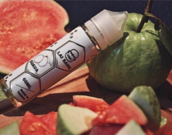 LAI SANG 賴桑 大煙油 60ML 經典紅心芭樂風味特寫