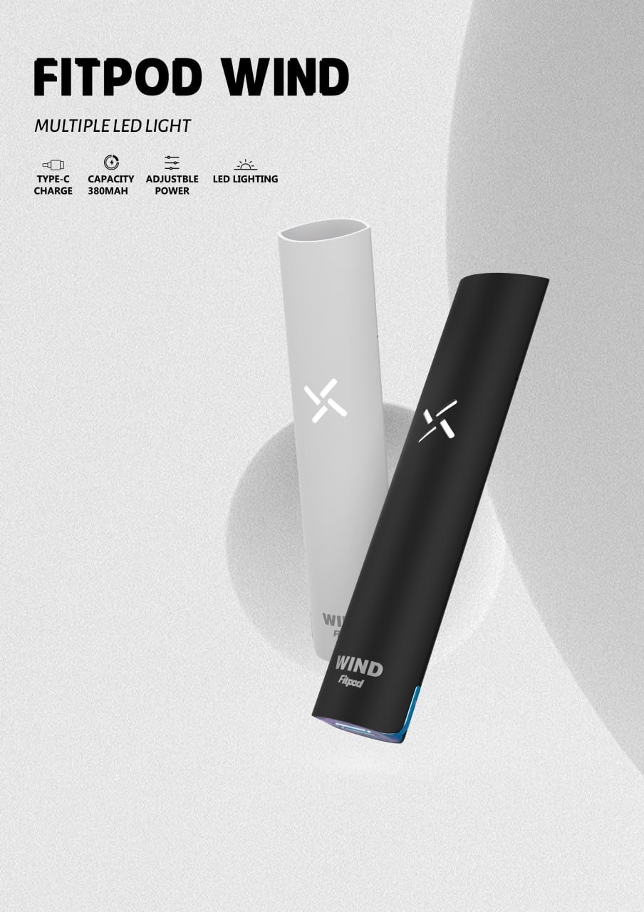 Fitpod Wind 發光主機,通用悅刻一代煙彈的電子煙設備