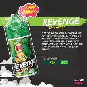 Revenge Voodoo 巫毒小綠人 (30-50mg) 熱帶水果風味電子煙油展示