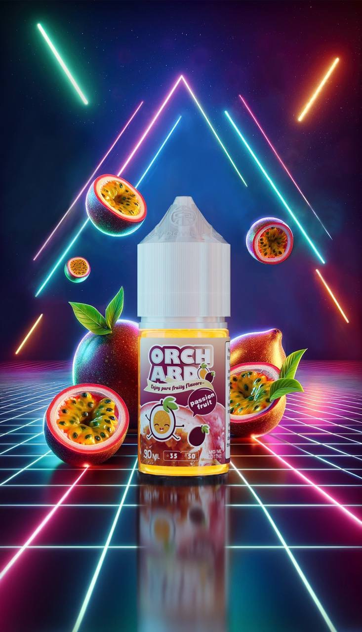 ORCHARD 果園系列 無涼 煙油 (35-50mg) 無涼煙油瓶裝展示,濃郁水果口味不含涼感,適合冬天使用