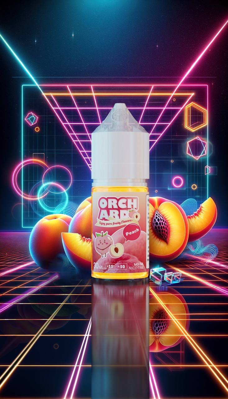 ORCHARD 果園系列 無涼 煙油 (35-50mg) 無涼煙油瓶裝展示,濃郁水果口味不含涼感,適合冬天使用