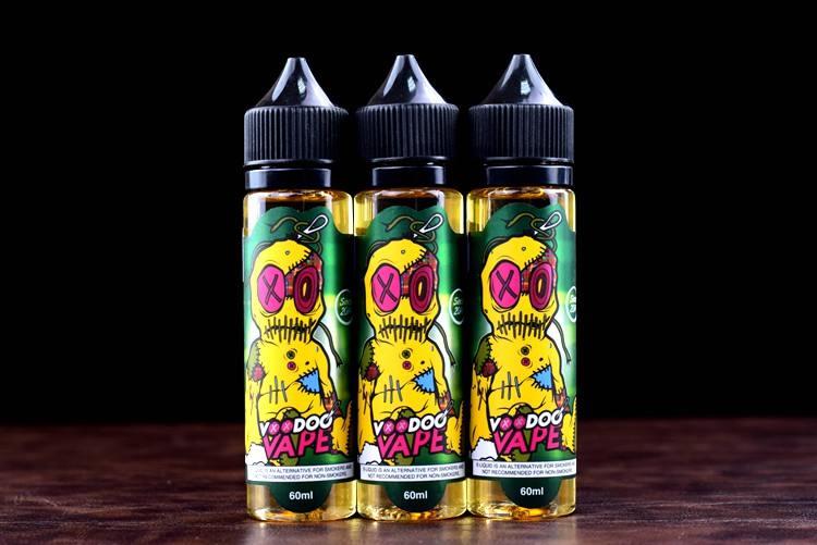 Revenge Voodoo 巫毒綠人 60ml 荔枝為主味,融合奇異果、香蕉、葡萄等七種熱帶水果,帶薄荷清涼口感。