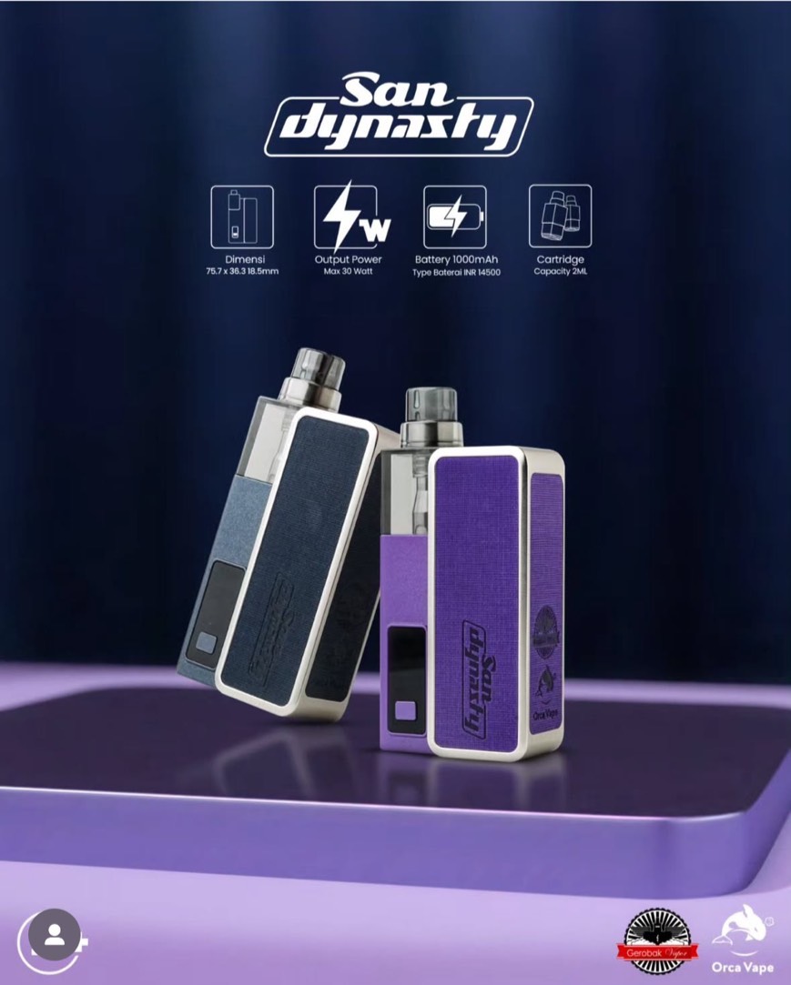 Sam Dymnasty 小海豚電子煙 多色可選 高顏值迷你主機