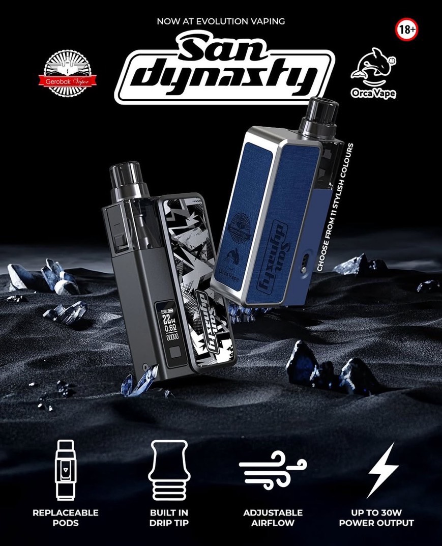 Sam Dymnasty 小海豚電子煙 多色可選 高顏值迷你主機